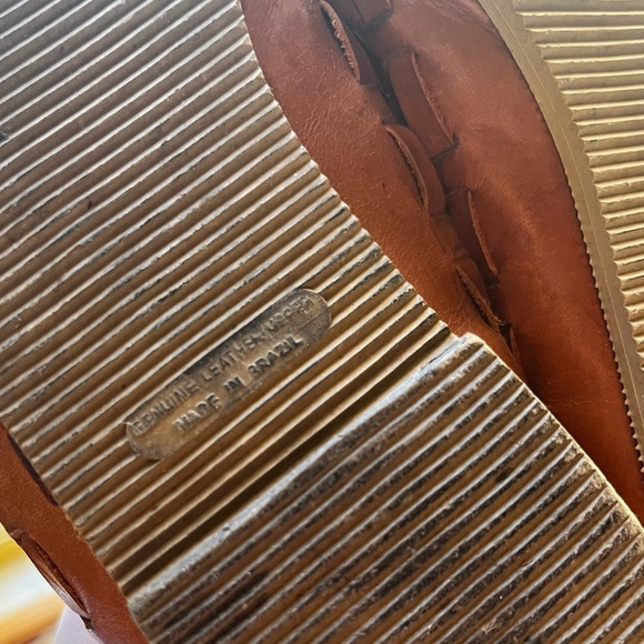 Vintage leather brogues made in Brazil size 8 - Picture 5 of 5